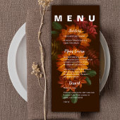 燃かわいらし素朴オレンジフローラ結婚披露宴 メニュー