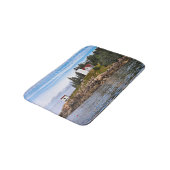 燃やされたコート港の灯台、白鳥島メイン バスマット (アングル)