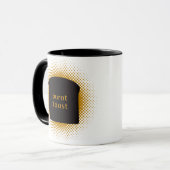 燃やされたトーストのマグ マグカップ (正面左)