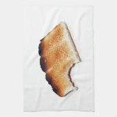 燃やされたトーストの台所皿タオル キッチンタオル (縦)