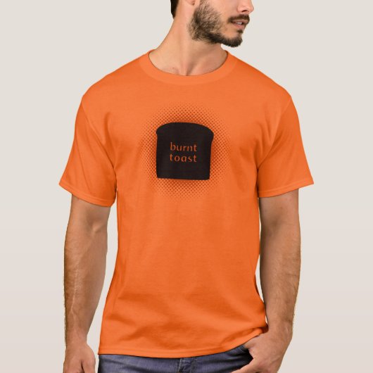 燃やされたトーストの基本的なTシャツ Tシャツ (正面)