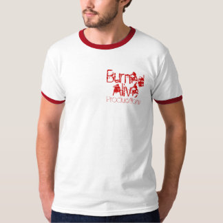 燃やされた生きた生産の   Tシャツ