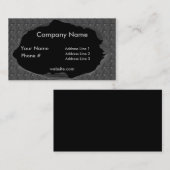 燃やされた金属板ビジネスプロフィールカード 名刺 (正面/裏面)