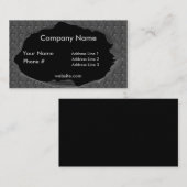 燃やされた金属板ビジネスプロフィールカード 名刺 (正面/裏面)