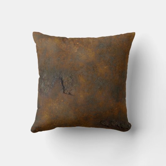燃やされた錆の都市の衰退の枕 クッション (裏面)