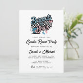 燃やし尽くすか？それともリボンか？性別発表パーティー招待状 招待状 (スタンド正面)