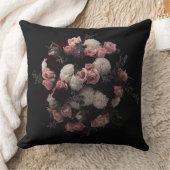燃エレガント料クリーミーフローラ装飾用クッション クッション (ブランケット)