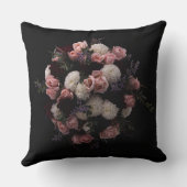 燃エレガント料クリーミーフローラ装飾用クッション クッション (裏面)