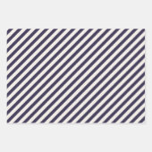 燃エレガント焼オレンジネイビーブルー秋秋フローラ ラッピングペーパーシート (正面3)