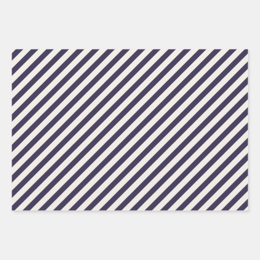 燃エレガント焼オレンジネイビーブルー秋秋フローラ ラッピングペーパーシート (正面3)