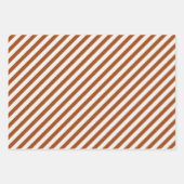 燃エレガント焼オレンジネイビーブルー秋秋フローラ ラッピングペーパーシート (正面2)