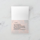 燃パーソナライズされた炎戦闘員の退職 サンキューカード (内部)