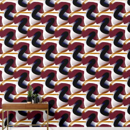 燃モダン焼シエナの幾何学的ミニマリズム 壁紙