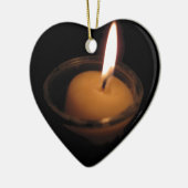 燃保炎キャンドル セラミックオーナメント (左)