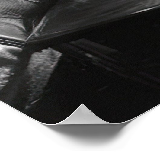 燃料アップとコーヒー宇宙インベーダーズヴィンテージ写真 ポスター (角)