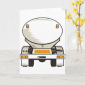 燃料ガソリンタンカー カード (黄色い花)