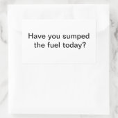 燃料シール 長方形シール (バッグ)