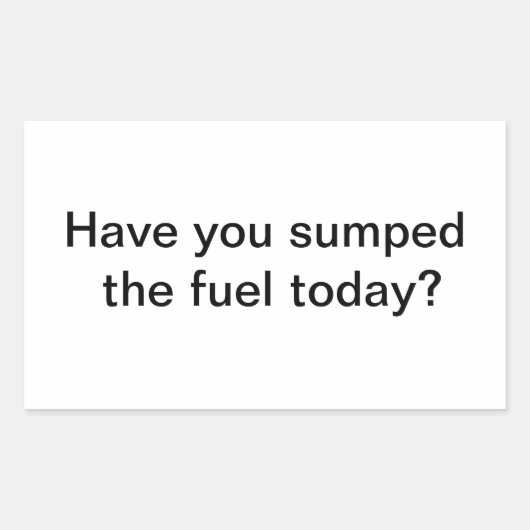 燃料シール 長方形シール (正面)