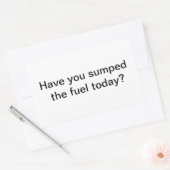 燃料シール 長方形シール (封筒)