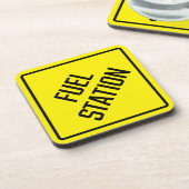 燃料ステーション懸命プラスチックコースター コースター (左側)