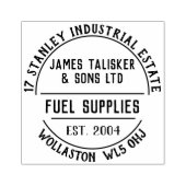 燃料供給ゴム印 ラバースタンプ (インプリント)