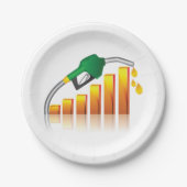 燃料価格 ペーパープレート (正面)