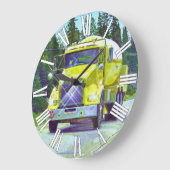 燃料及びガスのタンク車の柱時計 ラージ壁時計 (傾斜)