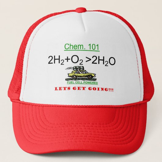 燃料電池の使用を励まして下さい キャップ (正面)