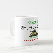 燃料電池の使用を励まして下さい コーヒーマグカップ (正面左)