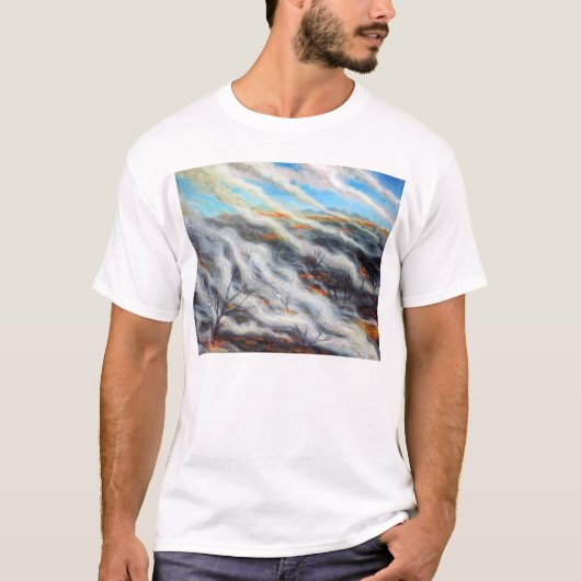 燃焼した地球2014年 Tシャツ (正面)