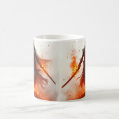 燃焼コーヒーを飲むことができるマグカップ コーヒーマグカップ (中央)