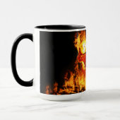 燃焼スカル マグカップ (左)