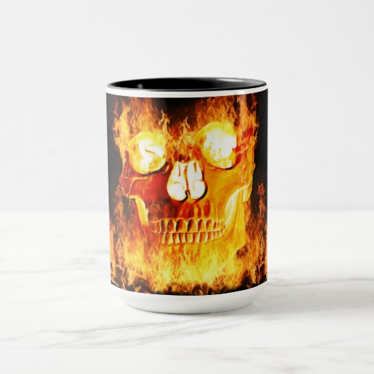 燃焼スカル マグカップ (中央)