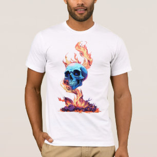 燃焼スカル Tシャツ