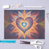 燃焼ハート分離組織 薄葉紙 (クラフト)