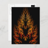 燃焼ブッシュ葉書 ポストカード (正面/裏面)