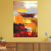 燃焼範囲 キャンバスプリント (インサイチュ (リビング))