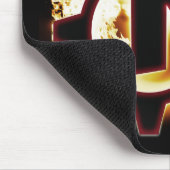 燃焼KDEのLinuxアイコンマウスパッド マウスパッド (コーナー)