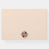 燃素朴えたオレンジとブ結婚ルー ゲストブック (裏面)