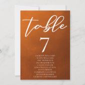 燃素朴焼オレン結婚ジ秋の座席表 (正面)