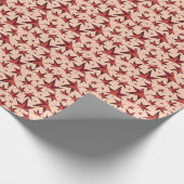 燃自然焼紅葉 ラッピングペーパー (角)