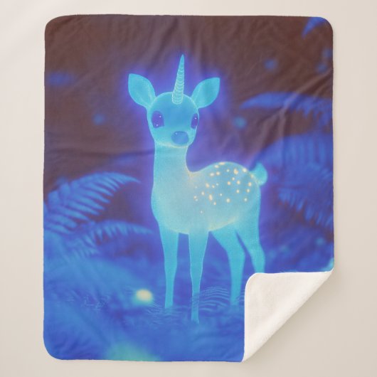 燐光を放つ青黄褐色 シェルパブランケット (正面)
