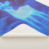 燐光を放つ青黄褐色 シェルパブランケット (3/4)