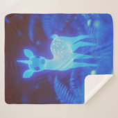 燐光を放つ青黄褐色 シェルパブランケット (正面(横))