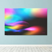 燐光性潮 キャンバスプリント (インサイチュ (ウッドフロア))