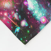 燐光性禅ロータス フリースブランケット (角)