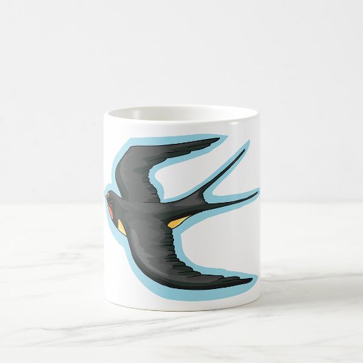 燕の飛翔 コーヒーマグカップ