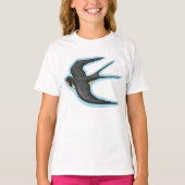 燕の飛翔 Tシャツ (正面)