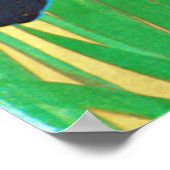 燕子花図(部分),光琳アイリス(詳細)，光林日本美術 ポスター (角)