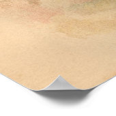 燕尾凧鳥ヴィンテージプリント ポスター (角)